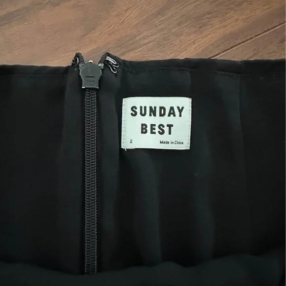 Sunday Best Black Mini Skirt - Picture 3 of 3